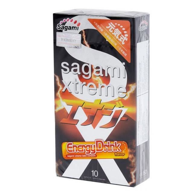 Bao Cao Su Sagami Xtreme Energy hương nước tăng lực